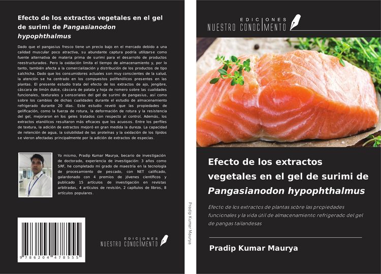 Produktbild: Efecto de los extractos vegetales en el gel de surimi de Pangasianodon hypophthalmus