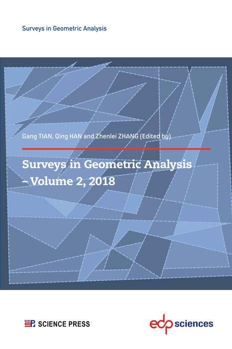 Produktbild: Surveys in Geometric Analysis - Volume 2, 2018