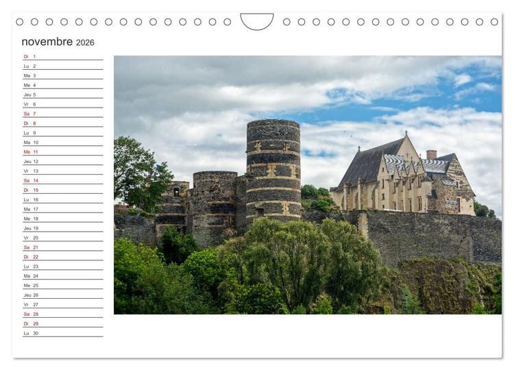Produktbild: Les visages de l'Anjou (Calendrier mural 2026 DIN A4 vertical), CALVENDO calendrier mensuel
