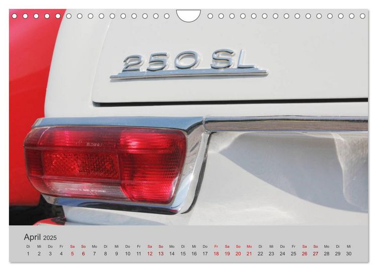 Produktbild: Der SL - &Auml;sthetik pur von Mercedes Benz (Wandkalender 2025 DIN A4 quer), CALVENDO Monatskalender