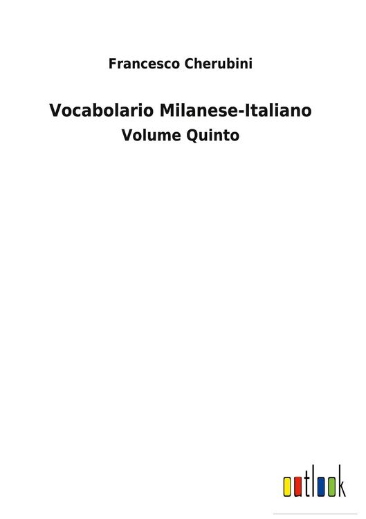 Produktbild: Vocabolario Milanese-Italiano