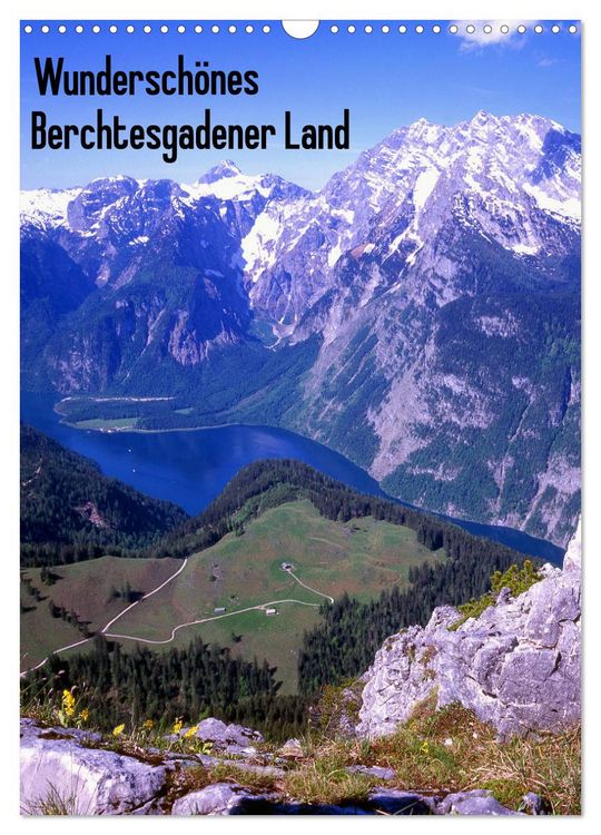 Produktbild: Wundersch&ouml;nes Berchtesgadener Land (Wandkalender 2026 DIN A3 hoch), CALVENDO Monatskalender