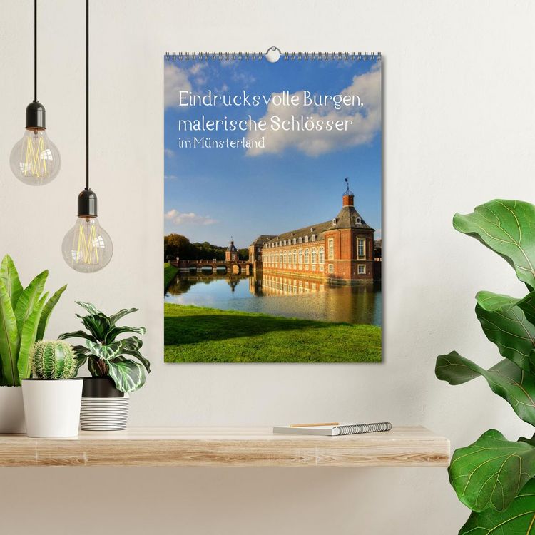 Produktbild: Eindrucksvolle Burgen, malerische Schl&ouml;sser im M&uuml;nsterland (Wandkalender 2026 DIN A3 hoch), CALVENDO Monatskalender