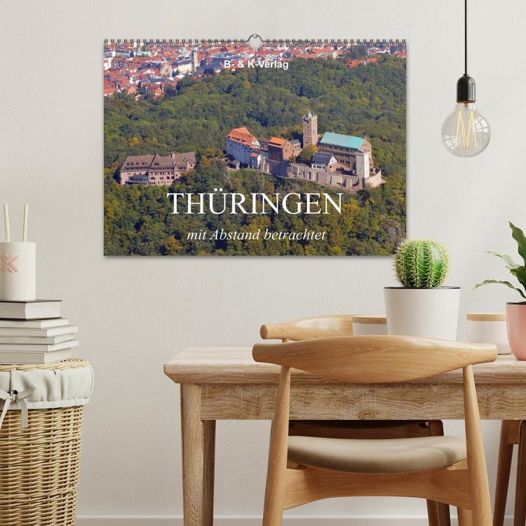 Produktbild: Th&uuml;ringen - mit Abstand betrachtet 2026 (Wandkalender 2026 DIN A3 quer), CALVENDO Monatskalender