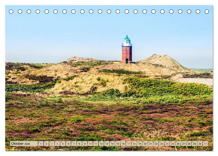 Produktbild: SYLT D&uuml;nenwege (Tischkalender 2026 DIN A5 quer), CALVENDO Monatskalender