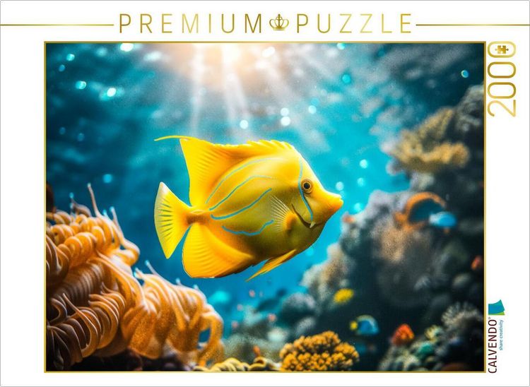 Produktbild: CALVENDO Puzzle Das Leben im Ozean ist wie eine gro&szlig;e Seeparty - alle sind eingeladen, aber keiner bringt Geschenke | 2000 Teile Lege-Gr&ouml;&szlig;e 90x67cm Fo