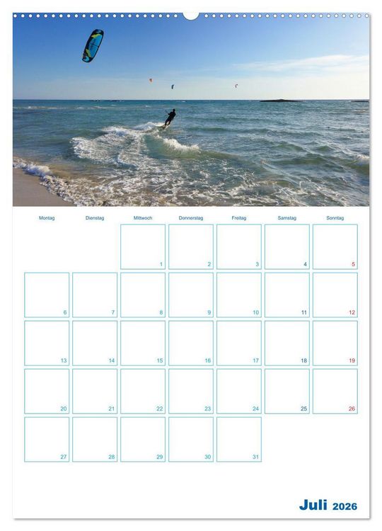 Produktbild: il Salento - maritim (Wandkalender 2026 DIN A2 hoch), CALVENDO Monatskalender