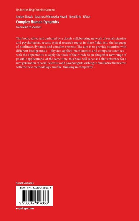Produktbild: Complex Human Dynamics
