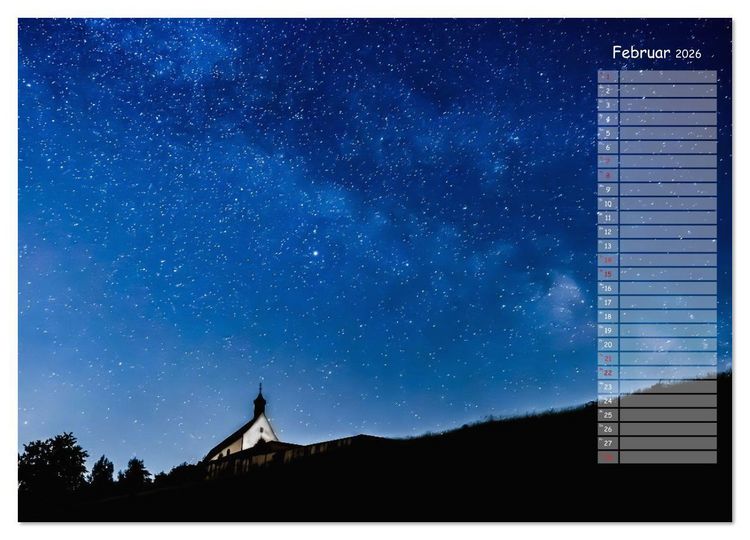 Produktbild: Rund um die Wurmlinger Kapelle (Wandkalender 2026 DIN A2 quer), CALVENDO Monatskalender