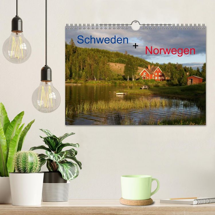 Produktbild: Schweden + Norwegen (Wandkalender 2026 DIN A4 quer), CALVENDO Monatskalender
