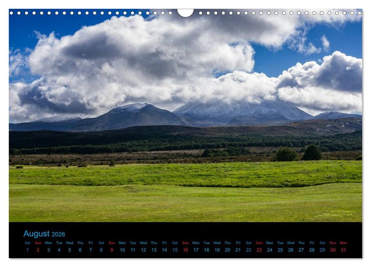 Produktbild: New Zealand - A bicycle adventure (Wall Calendar 2026 DIN A3 landscape), CALVENDO 12 Month Wall Calendar