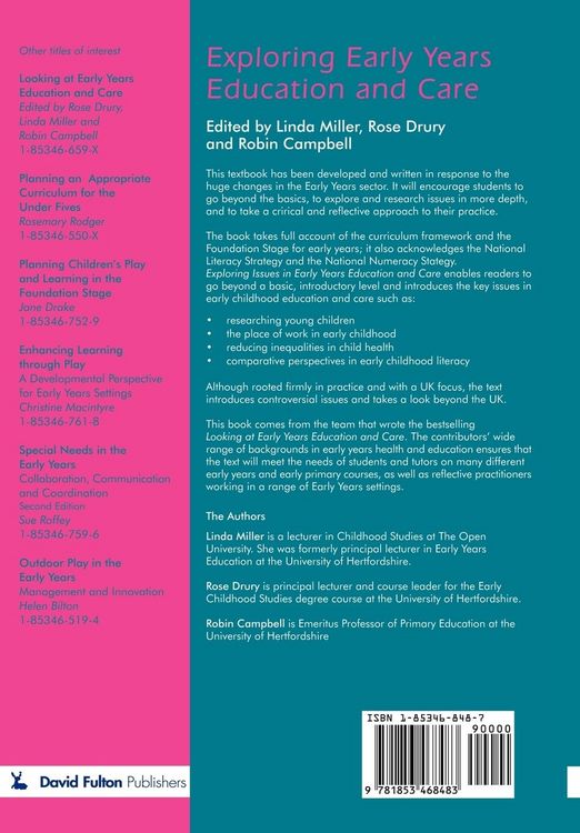 Produktbild: Exploring Early Years Education and Care