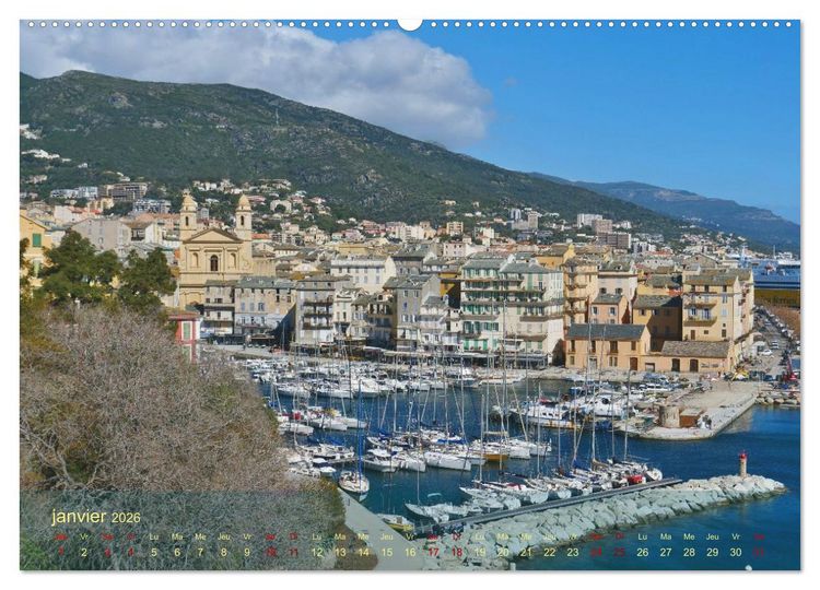 Produktbild: Les balades au Cap Corse (Calendrier mural 2026 DIN A2 vertical) calendrier de bureau