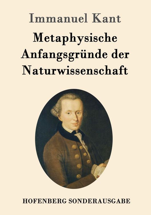 Produktbild: Metaphysische Anfangsgr&uuml;nde der Naturwissenschaft