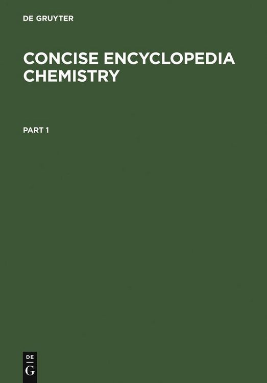 Produktbild: Concise Encyclopedia Chemistry