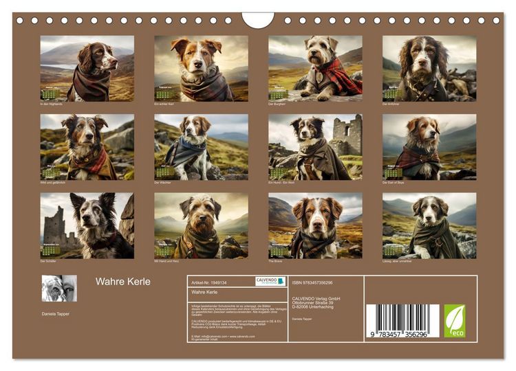 Produktbild: Wahre Kerle (Wandkalender 2026 DIN A4 quer), CALVENDO Monatskalender