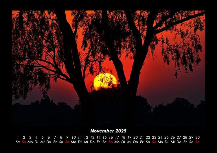 Produktbild: Sonnenuntergang 2025 Fotokalender DIN A3