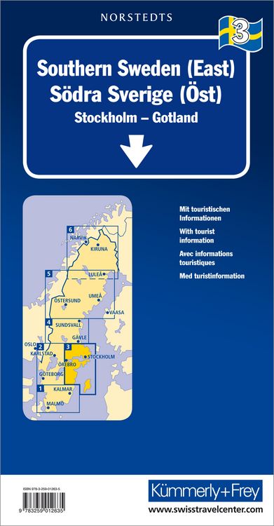 Produktbild: KuF Schweden 03. S&uuml;d-Schweden (Ost) 1 : 250 000. Stra&szlig;enkarte