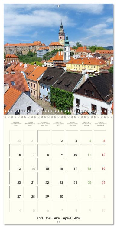 Produktbild: Highlights in the Czech Republic (Wall Calendar 2026 12 &times; 12 Inch) CALVENDO 12 Month Wall Calendar