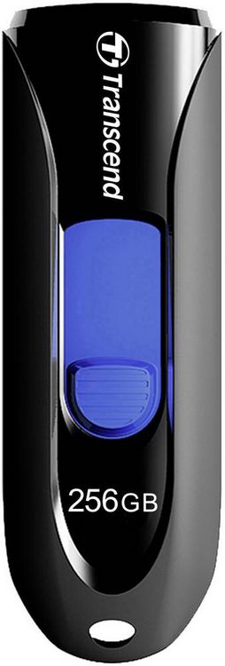 Produktbild: Transcend JetFlash&reg; 790 USB-Stick 256 GB Schwarz, Blau TS256GJF790K USB-A (USB 3.1 Gen 1)