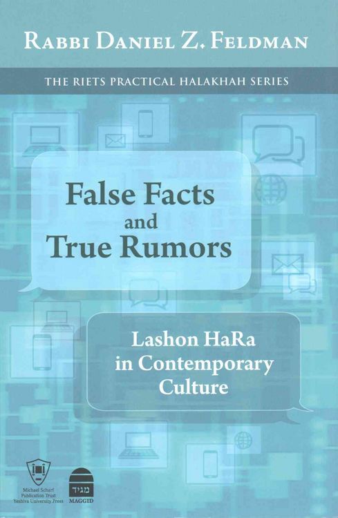 Produktbild: False Facts and True Rumors: Lashon Hara in Contemporary Culture