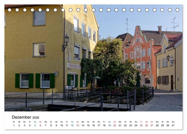 Produktbild: Memmingen - Ansichtssache (Tischkalender 2026 DIN A5 quer), CALVENDO Monatskalender