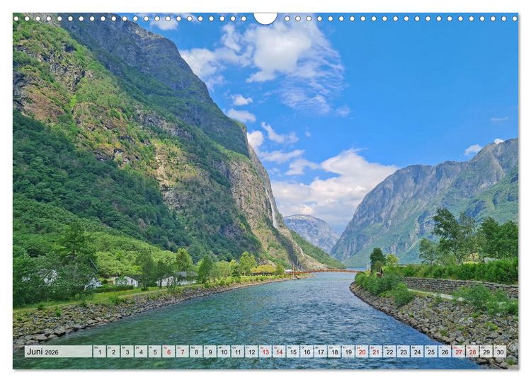 Produktbild: Norwegen erkunden mit dem Wohnmobil (Wandkalender 2026 DIN A3 quer), CALVENDO Monatskalender