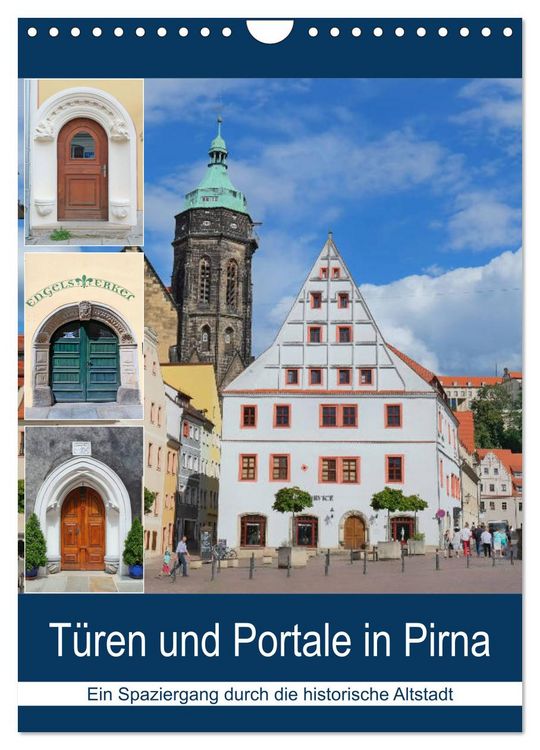 Produktbild: T&uuml;ren und Portale in Pirna (Wandkalender 2026 DIN A4 hoch), CALVENDO Monatskalender