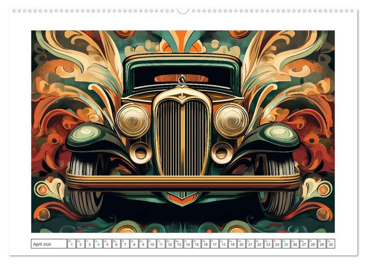 Produktbild: Eleganz auf R&auml;dern (hochwertiger Premium Wandkalender 2026 DIN A2 quer), Kunstdruck in Hochglanz