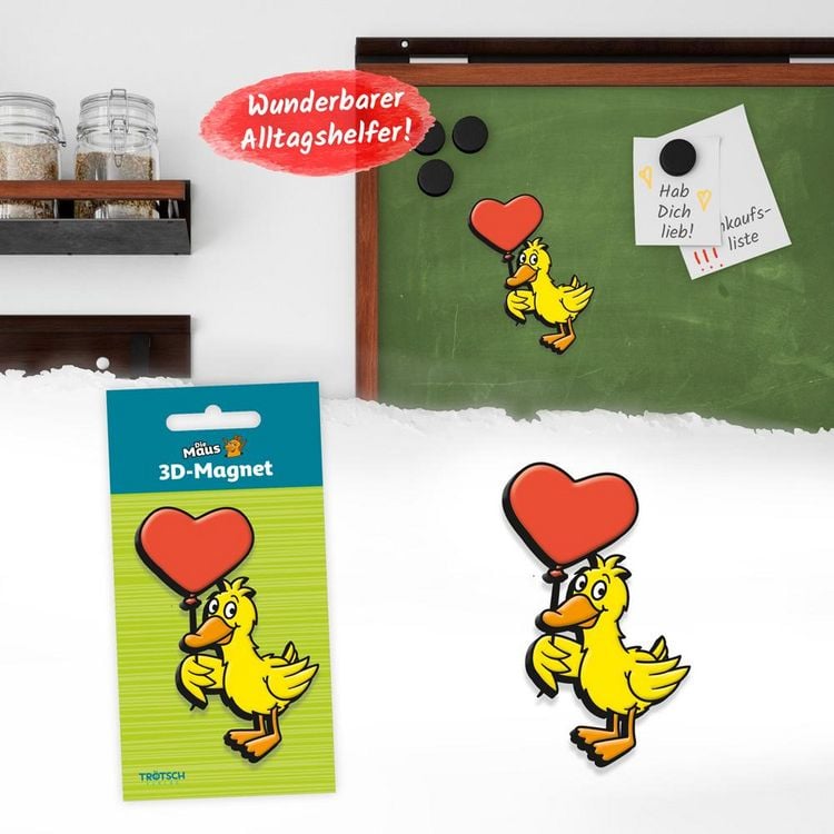 Produktbild: Tr&ouml;tsch Die Maus Magnet Ente