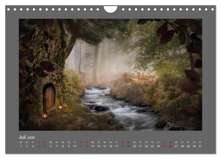 Produktbild: Waldgeheimnisse (Wandkalender 2026 DIN A4 quer), CALVENDO Monatskalender