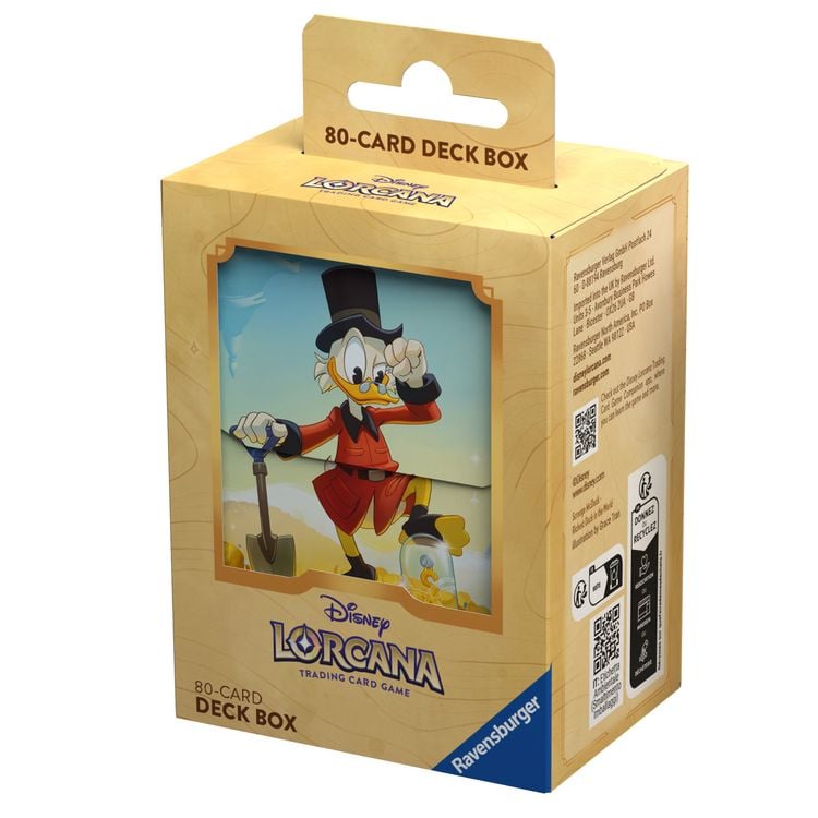 Produktbild: Disney Lorcana TCG: Die Tintenlande - Deck Box Dagobert Duck