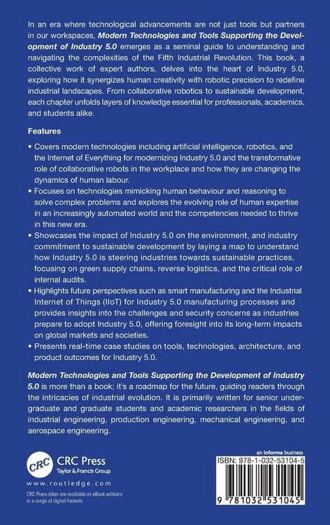 Produktbild: Modern Technologies and Tools Supporting the Development of Industry 5.0
