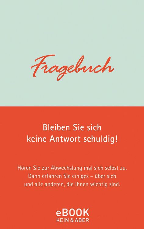 Produktbild: Fragebuch