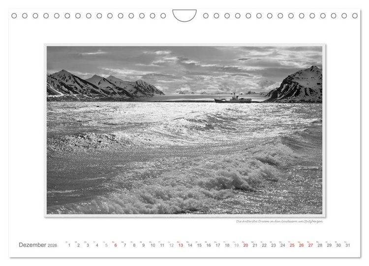 Produktbild: Spitzbergen Svalbard (Wandkalender 2026 DIN A4 quer), CALVENDO Monatskalender