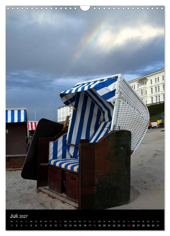 Produktbild: Borkum (Wandkalender 2027 DIN A3 hoch), CALVENDO Monatskalender