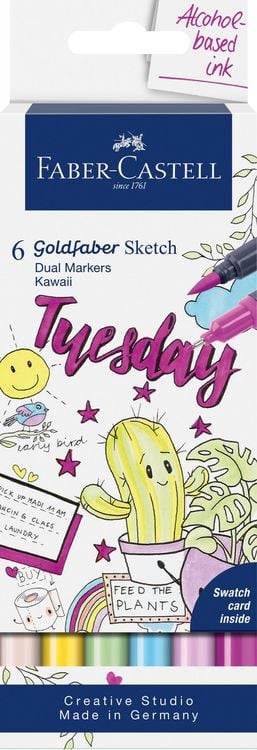 Produktbild: Faber-Castell Goldfaber Sketch Marker Kawaii 6er Set