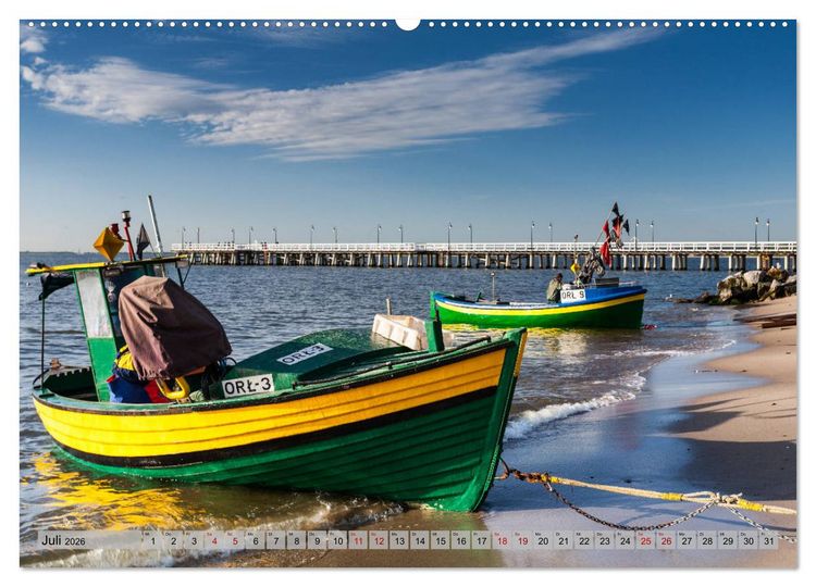 Produktbild: Dreistadt - Danzig, Gdingen, Zoppot (Wandkalender 2026 DIN A2 quer), CALVENDO Monatskalender