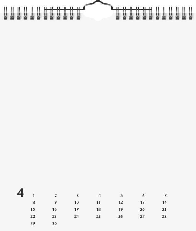 Produktbild: Bastel- und Fotokalender immerw&auml;hrend | 215&times;240 mm, wei&szlig;