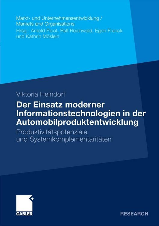 Produktbild: Der Einsatz moderner Informationstechnologien in der Automobilproduktentwicklung