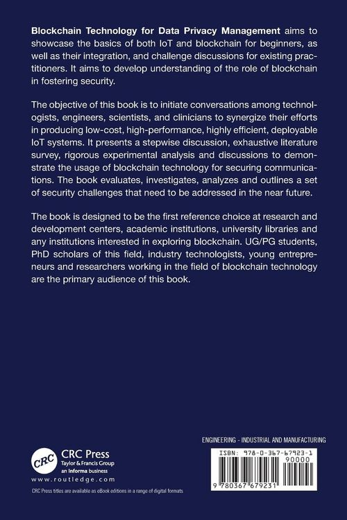 Produktbild: Blockchain Technology for Data Privacy Management