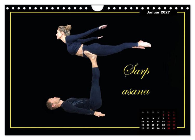 Produktbild: Yoga - Asana (Wandkalender 2027 DIN A4 quer), CALVENDO Monatskalender