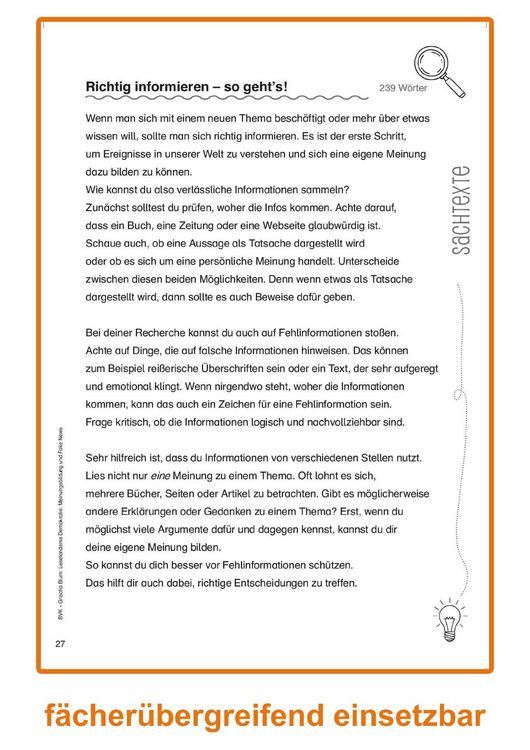 Produktbild: Lesetandems Demokratie: Meinungsbildung und Fake News