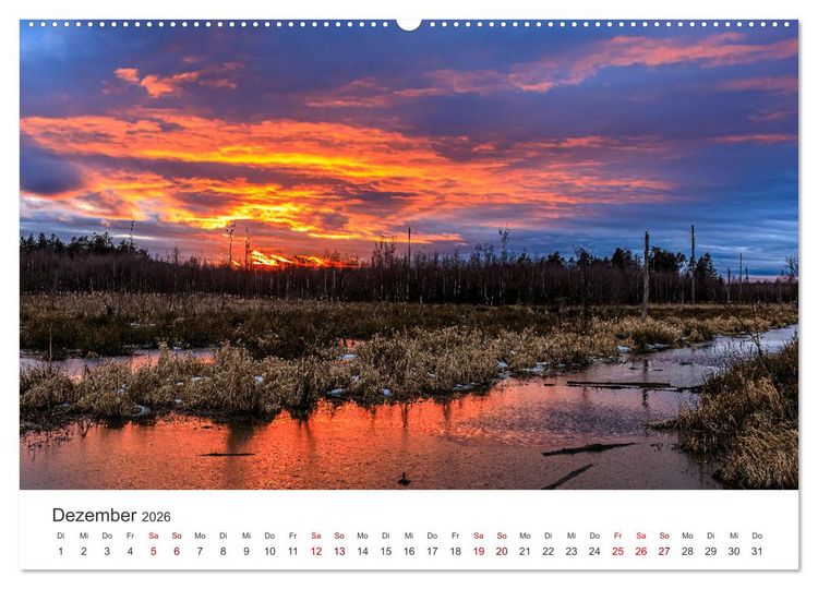 Produktbild: Naturjuwel Haspelmoor (Wandkalender 2026 DIN A2 quer), CALVENDO Monatskalender