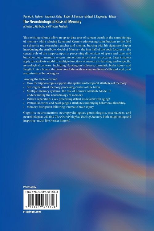 Produktbild: The Neurobiological Basis of Memory