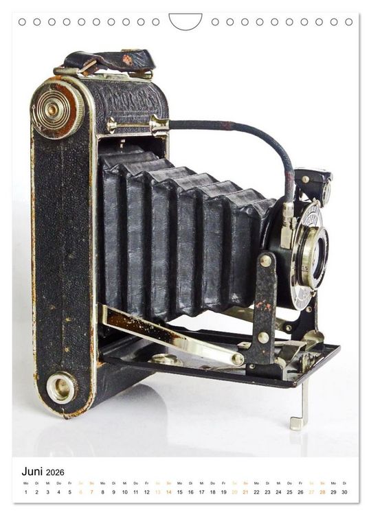 Produktbild: Balgenkameras - Analoge Fotoapparate mit Charme (Wandkalender 2026 DIN A4 hoch), CALVENDO Monatskalender