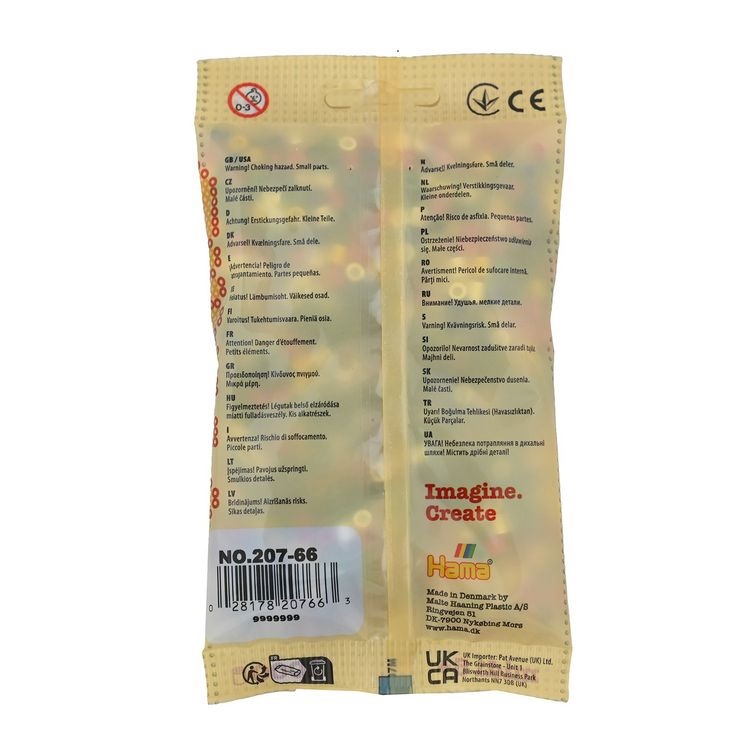 Produktbild: HAMA Perlen Midi - Vollton Mix 1000 Perlen (6 Farben)