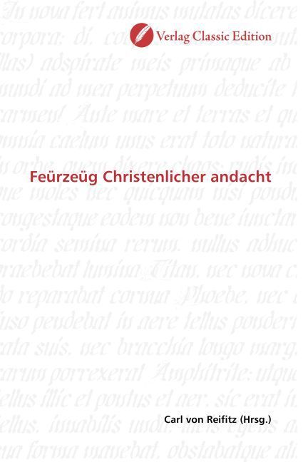 Produktbild: Fe&uuml;rze&uuml;g Christenlicher andacht