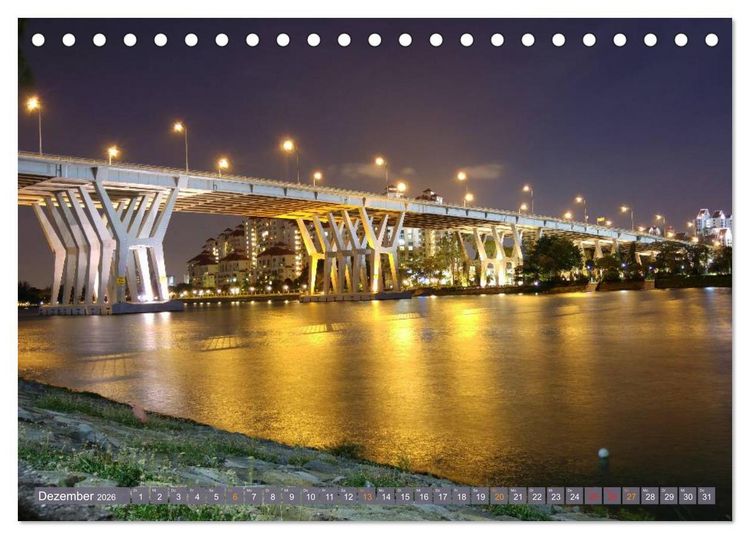 Produktbild: Singapur. Stadt der Superlative (Tischkalender 2026 DIN A5 quer), CALVENDO Monatskalender