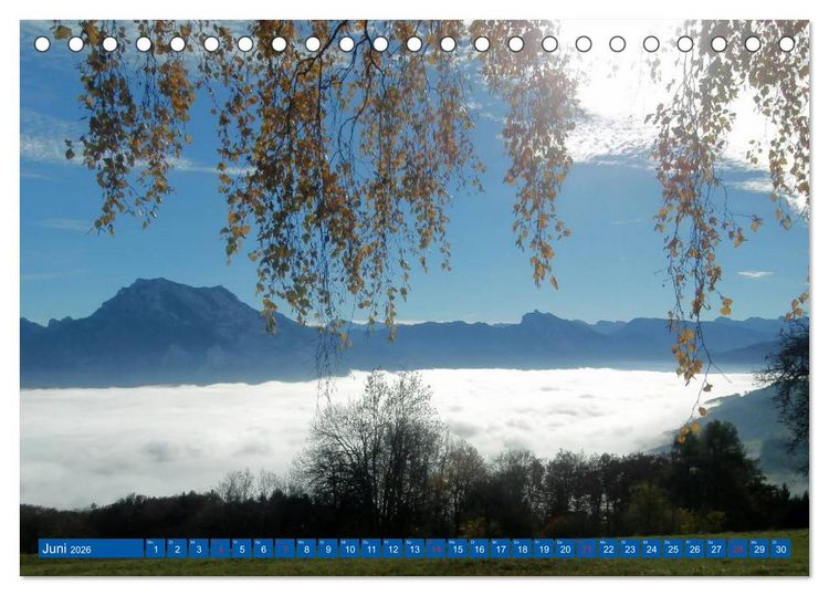 Produktbild: Der Berg und sein See (Tischkalender 2026 DIN A5 quer), CALVENDO Monatskalender